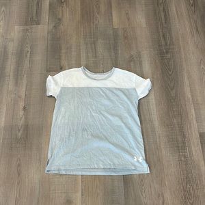Under armor grey and mesh t shirt